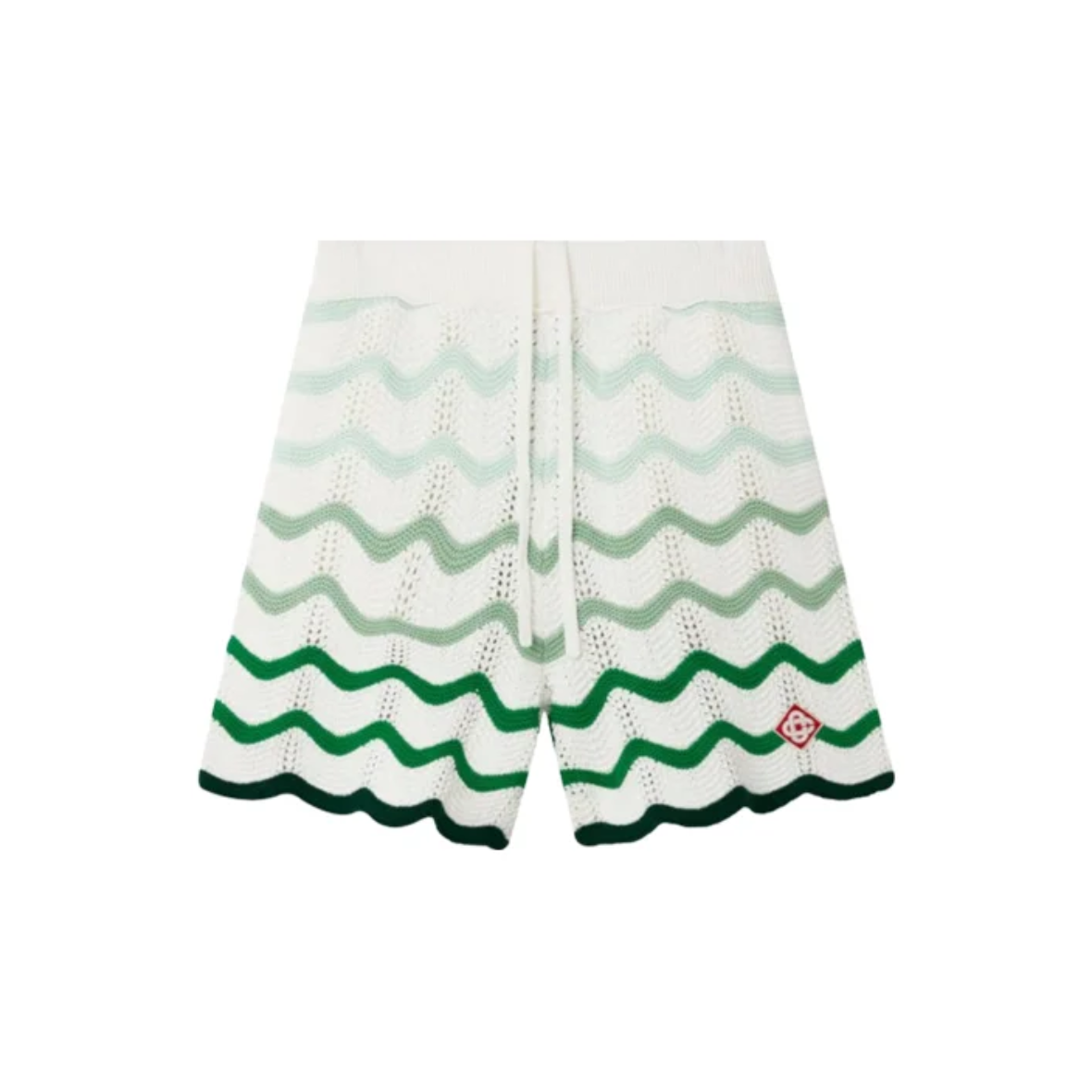 Casablanca Gradient Wave Texture Shorts