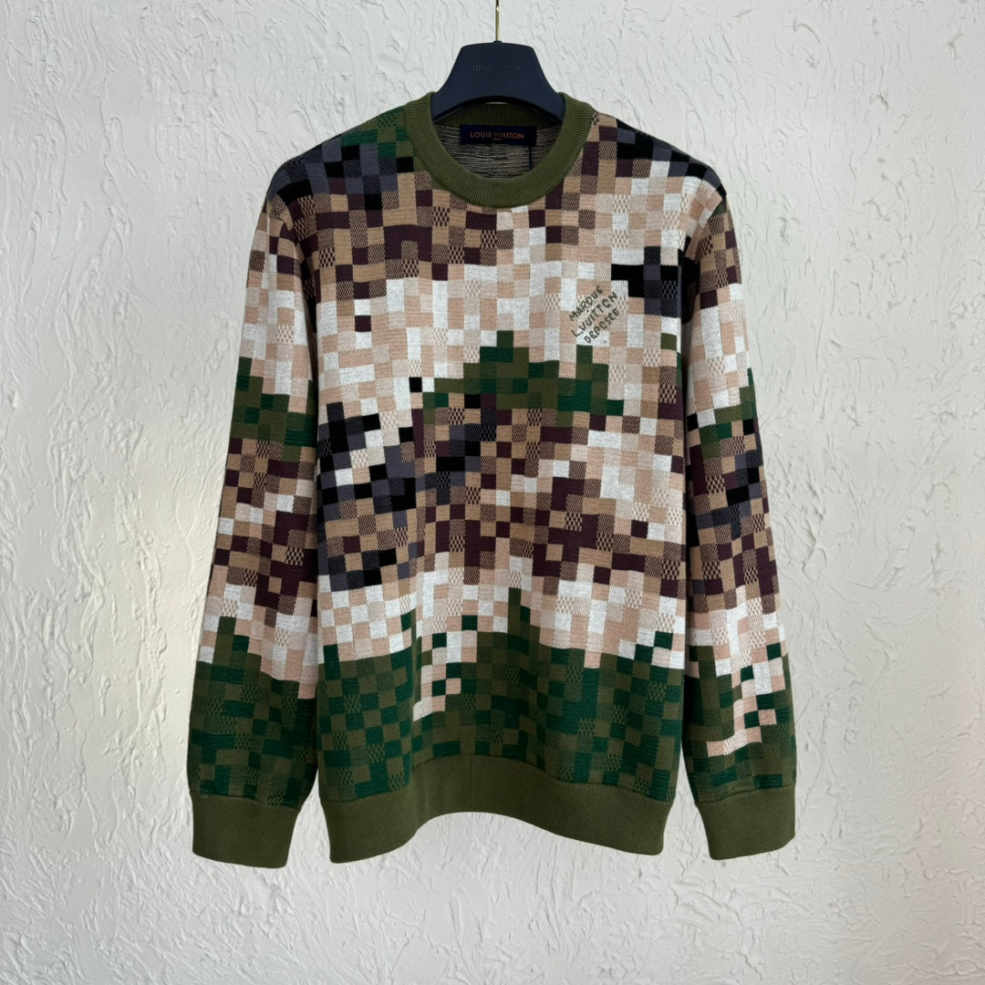 Lv Cotton Military Crewneck