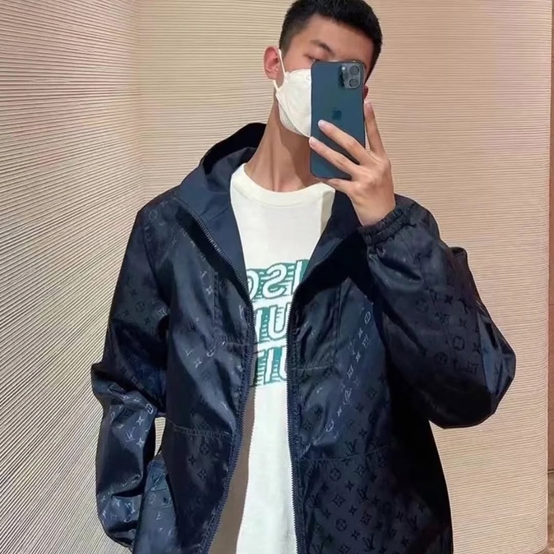 Lv Monogram Reversible Windbreaker