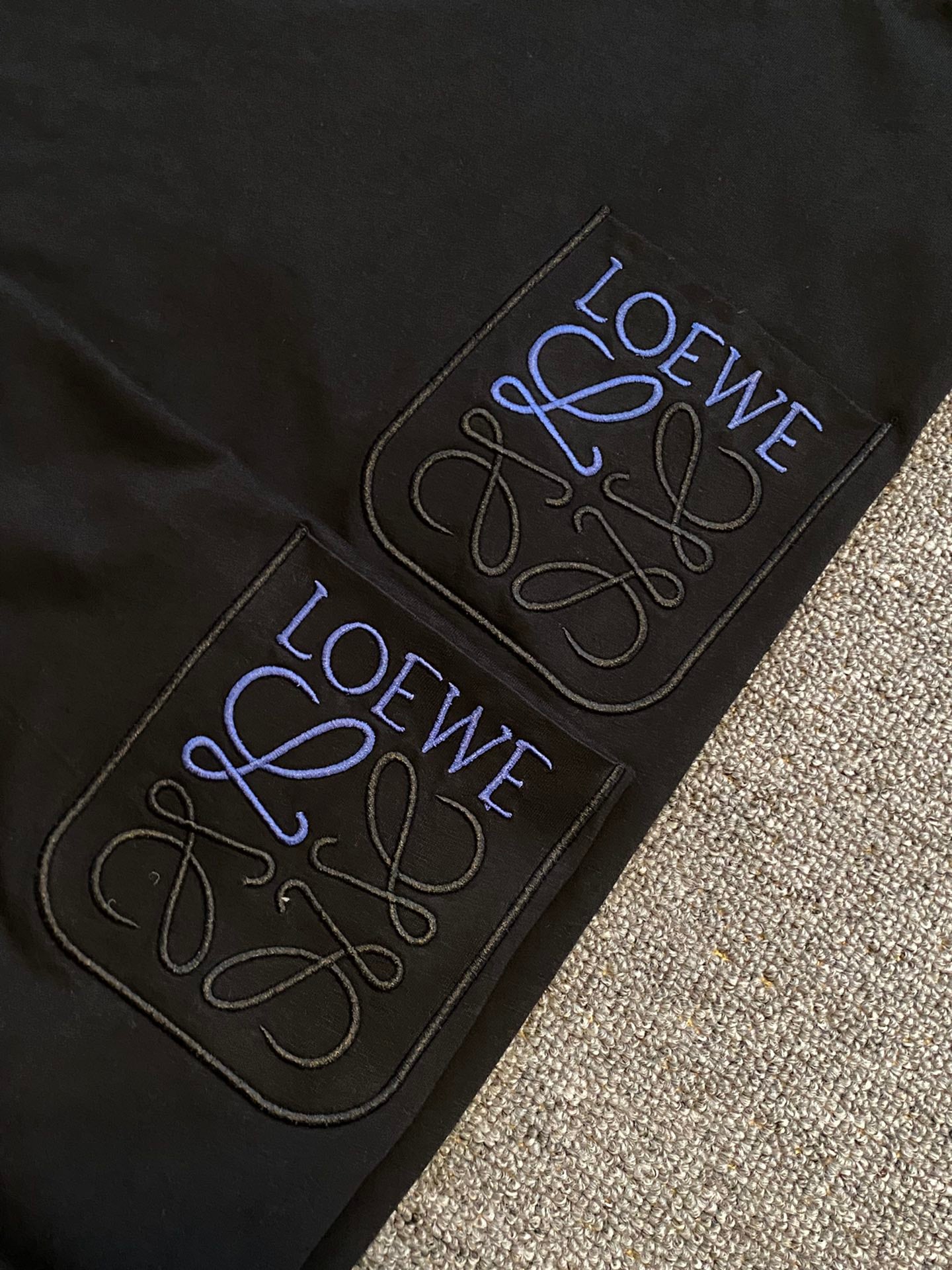 LOEWE  Anagram Logo Embroidered Cotton Jersey T-Shirt