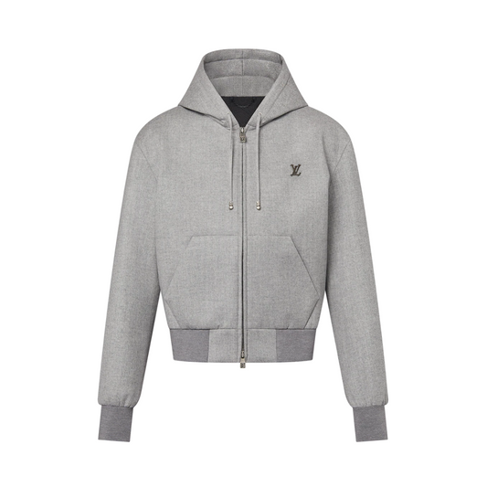 Lv Tailored Technical Wool Hooded Blouson