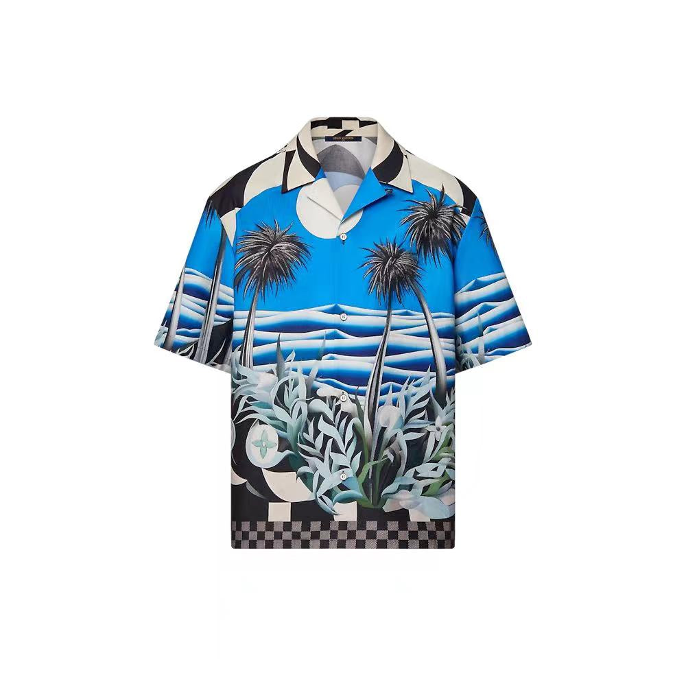 Lv Short-Sleeved Signature Shirt