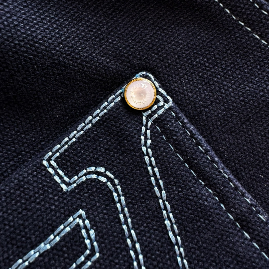 Lv Wintery Workwear Denim Jacket