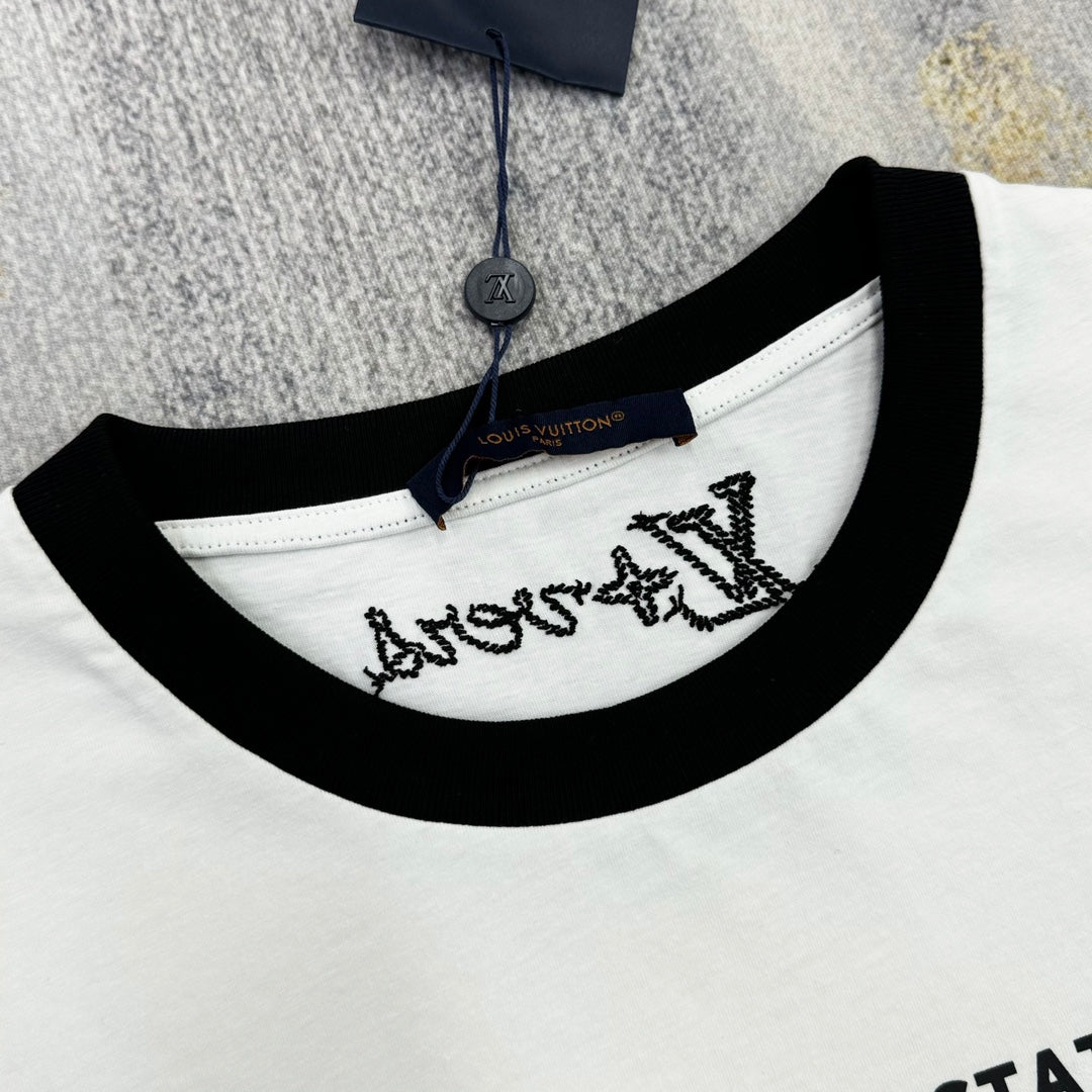 Lv Short-Sleeved Signature Shirt