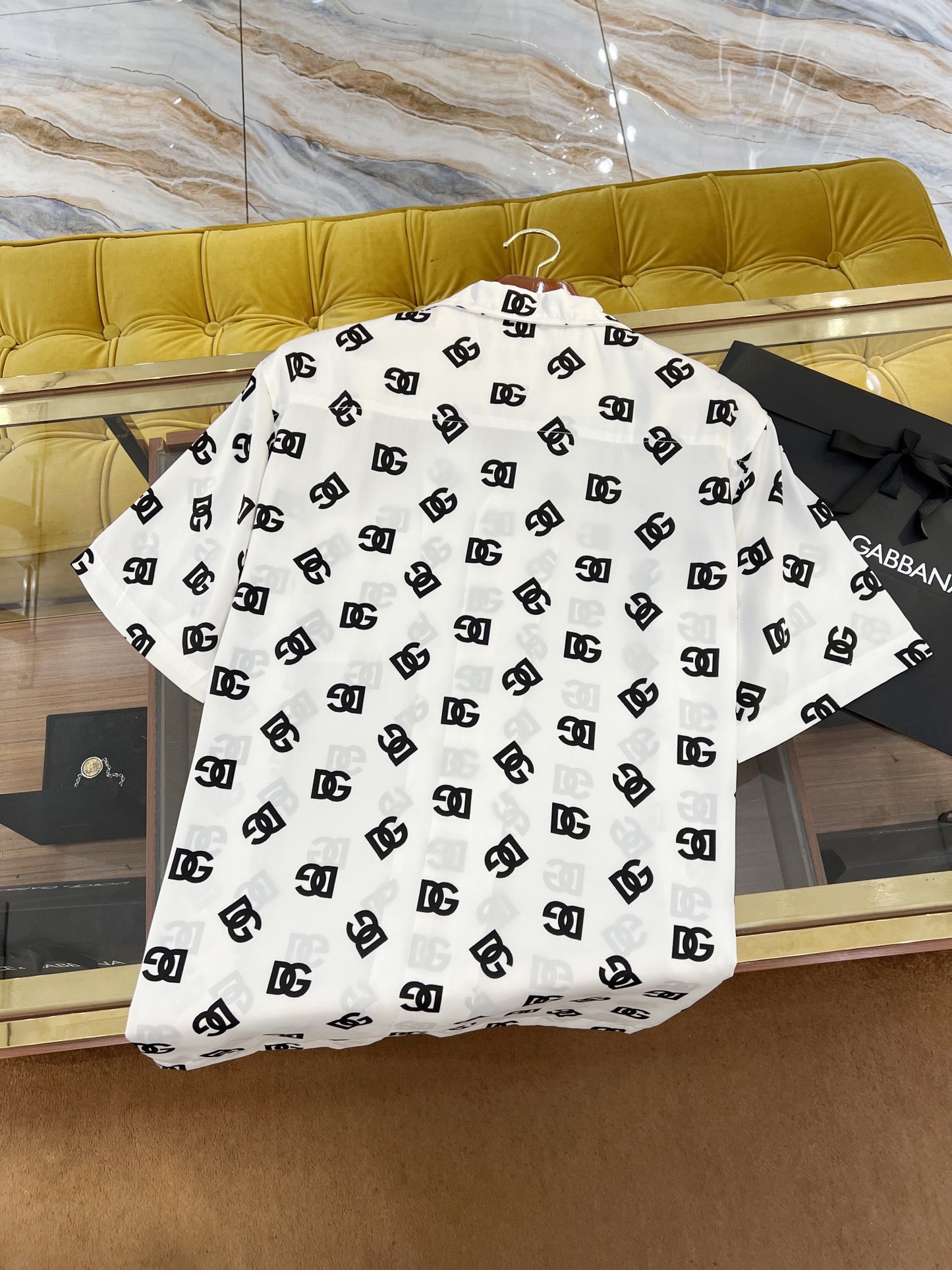 D&G Silk Shirt And Shorts Set