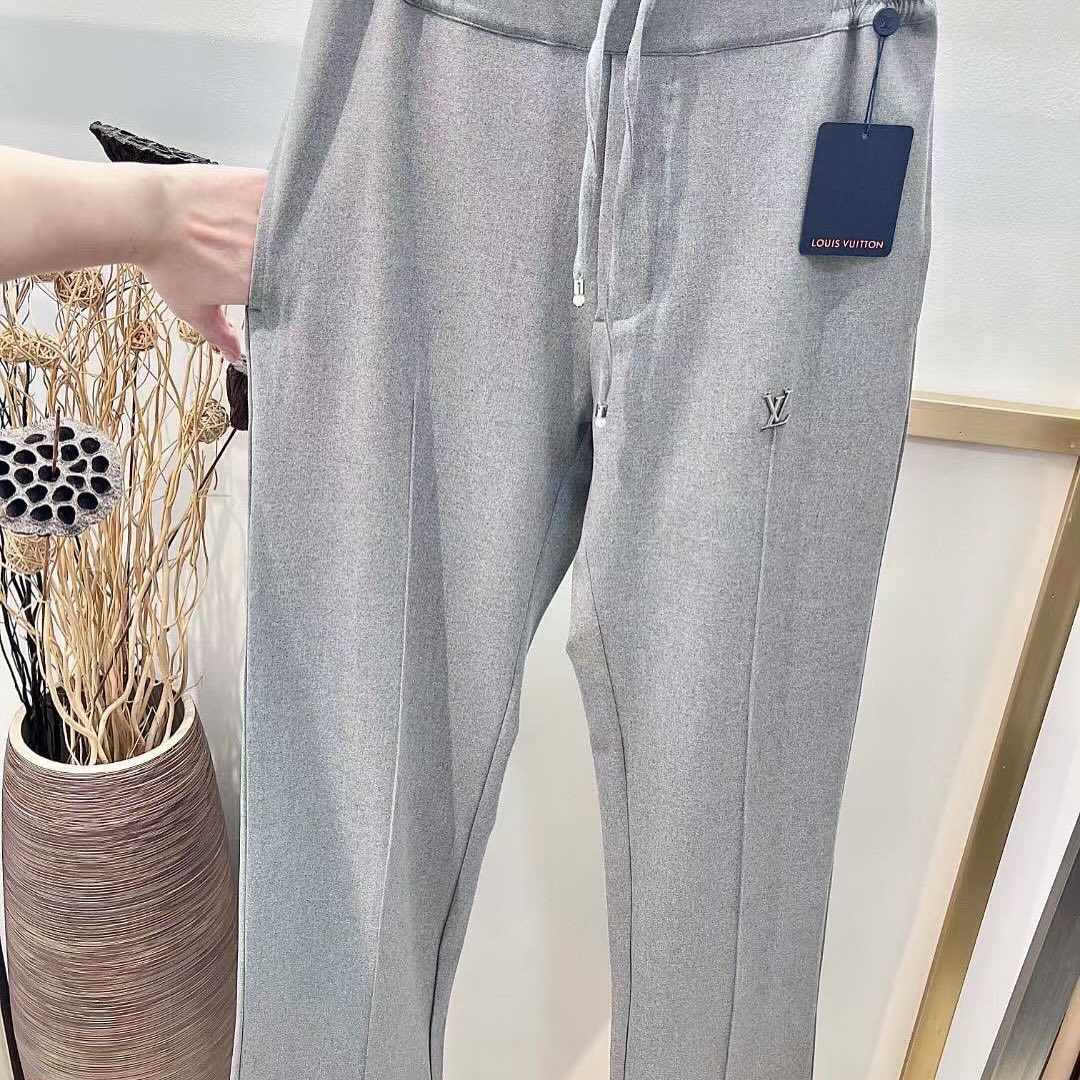 LV Tailored Technical Wool Track Pants