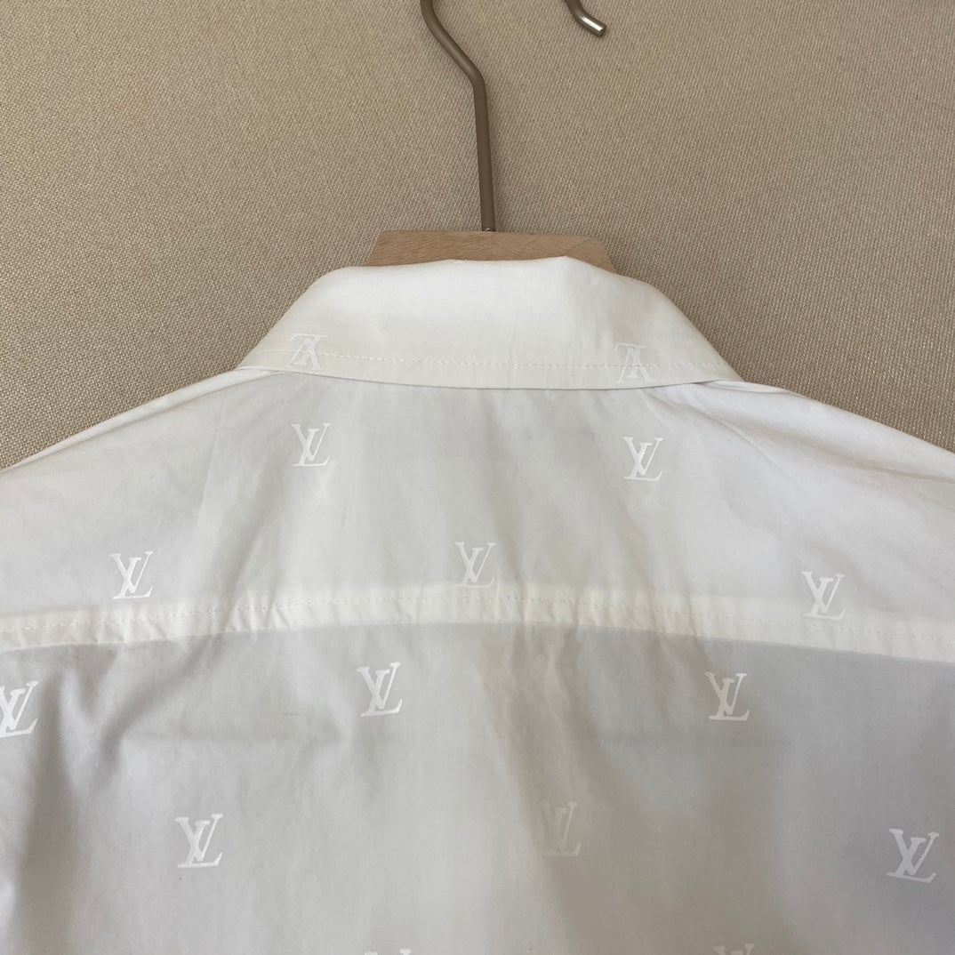 Lv Short-Sleeved Signature Shirt