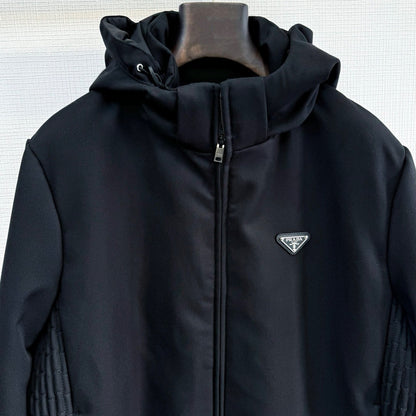 Prada Hoodie Jacket With Logo