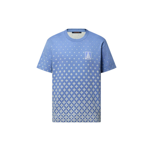 Lv Short-Sleeved Monogam Signature Shirt