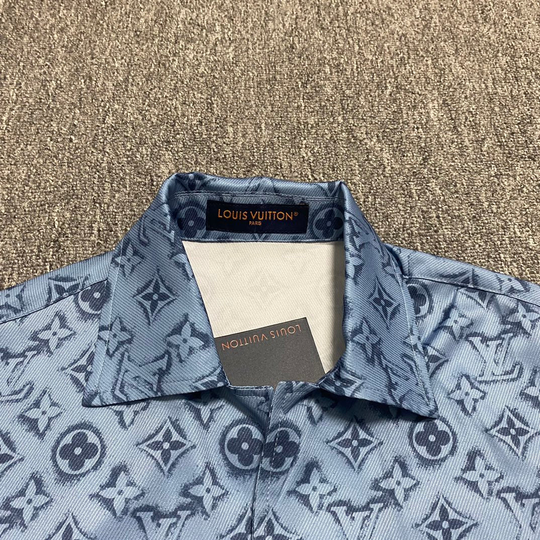 Lv Short-Sleeved Signature Shirt