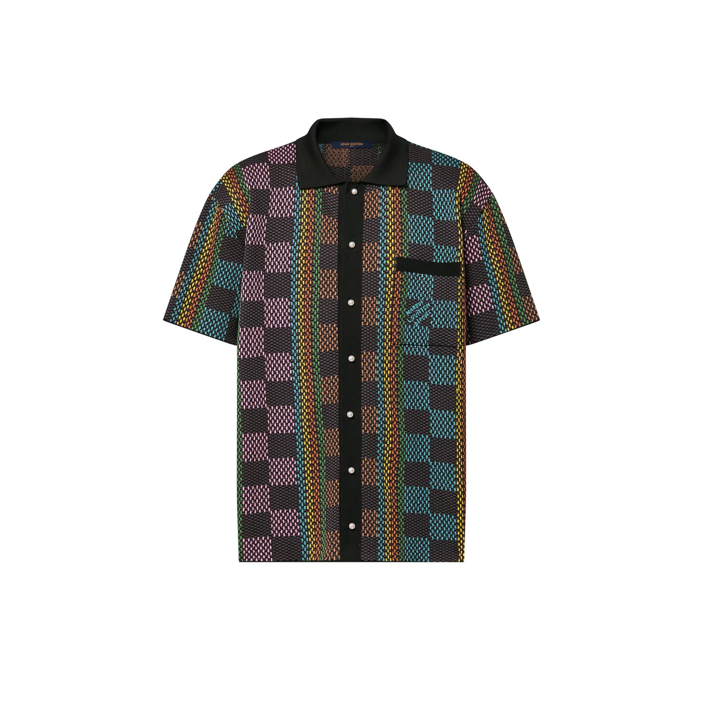 Lv Short-Sleeved Signature Shirt