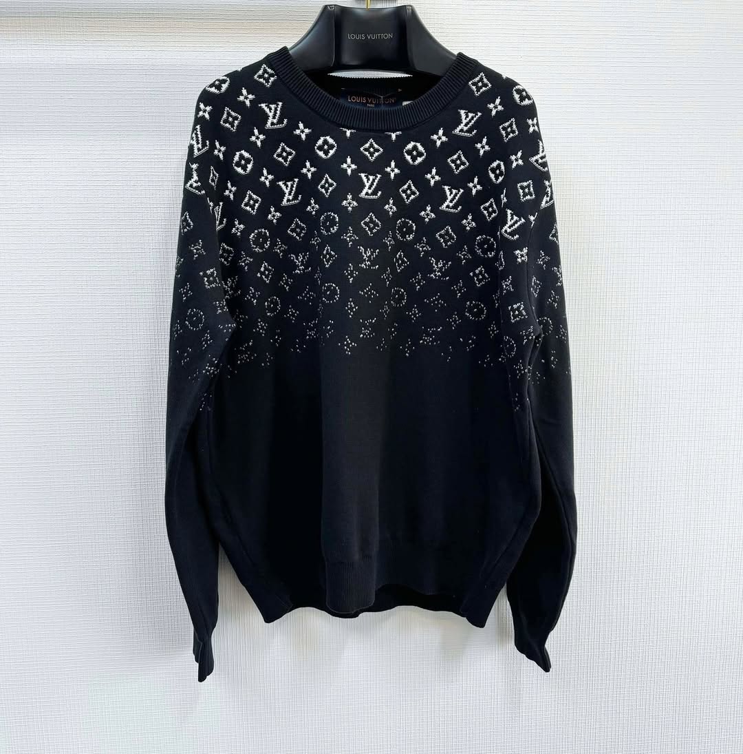 LV Embroidered Monogram Sweatshirt