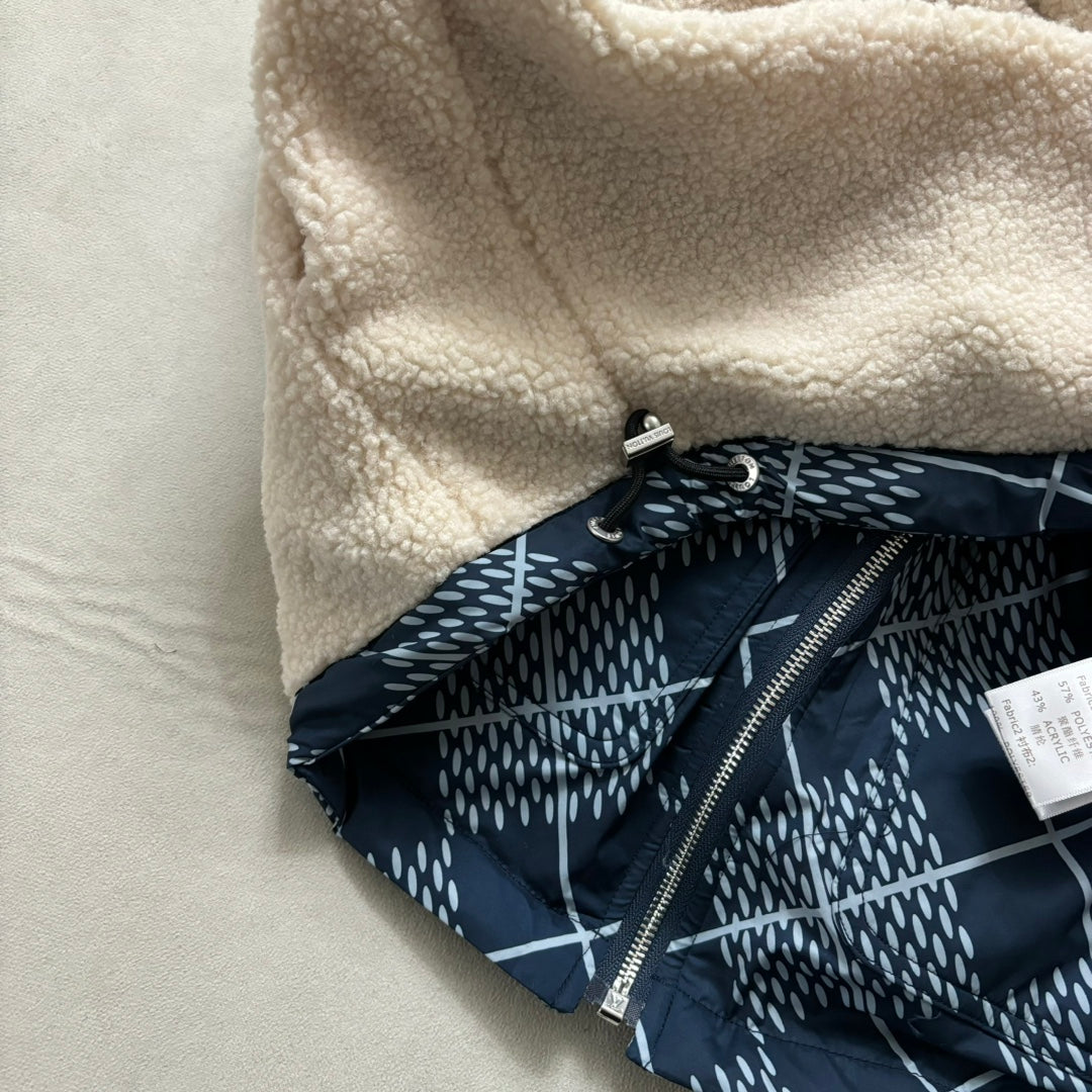 Lv Denim Fleece Blouson