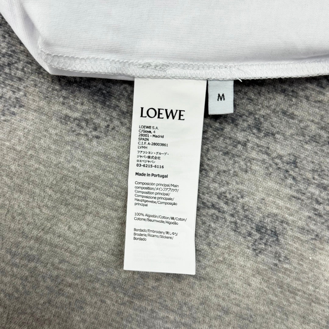 LOEWE  Anagram Logo Embroidered Cotton Jersey T-Shirt