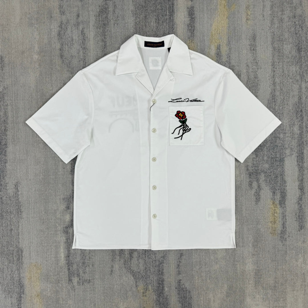 Lv Short-Sleeved Signature Shirt