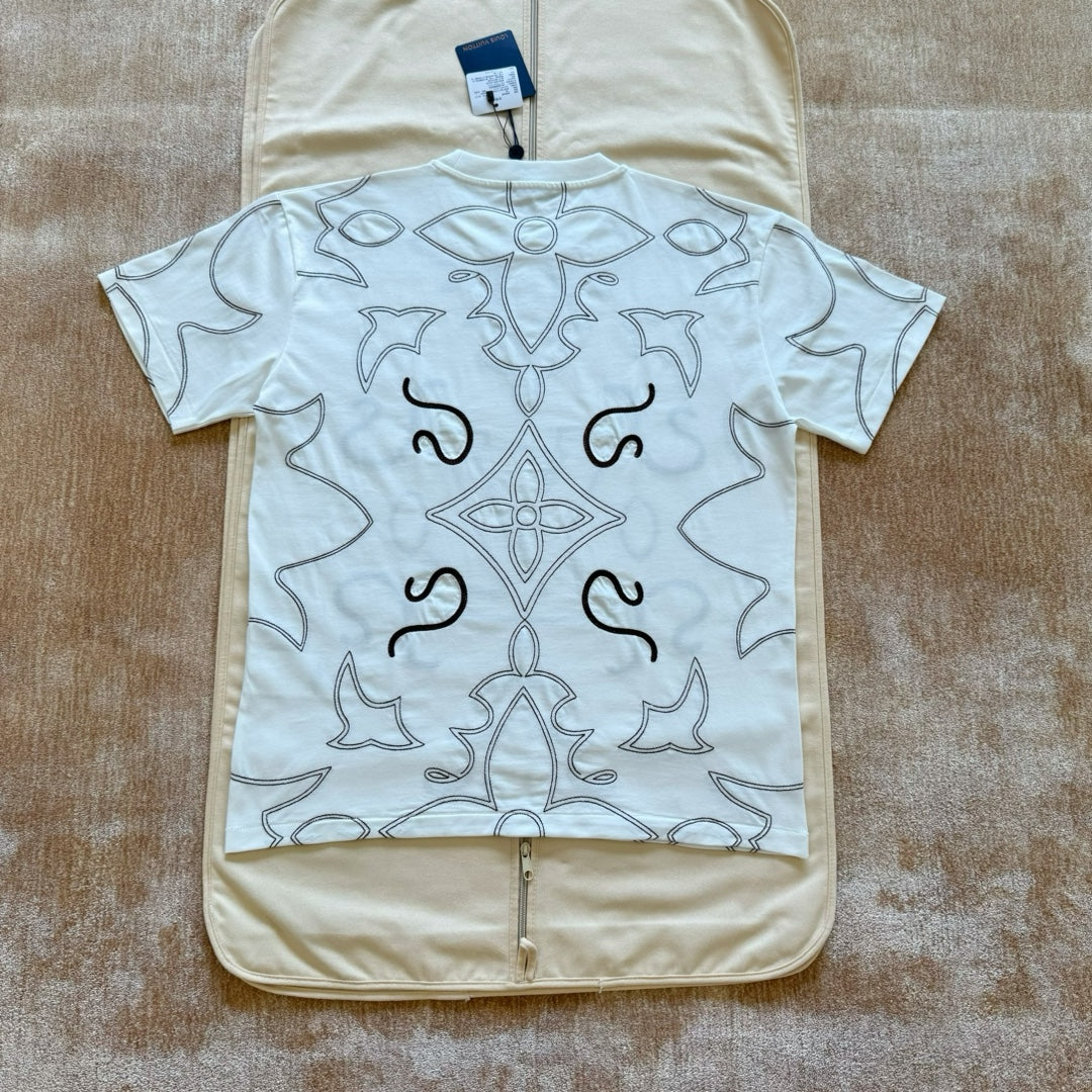 Lv Short-Sleeved Signature Shirt