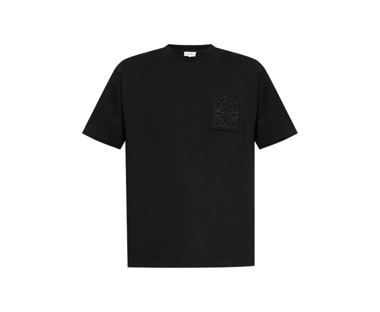 LOEWE  Anagram Logo Embroidered Cotton Jersey T-Shirt