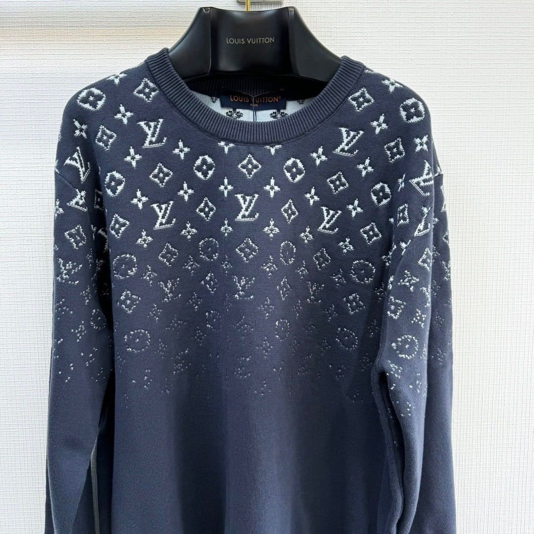 LV Embroidered Monogram Sweatshirt