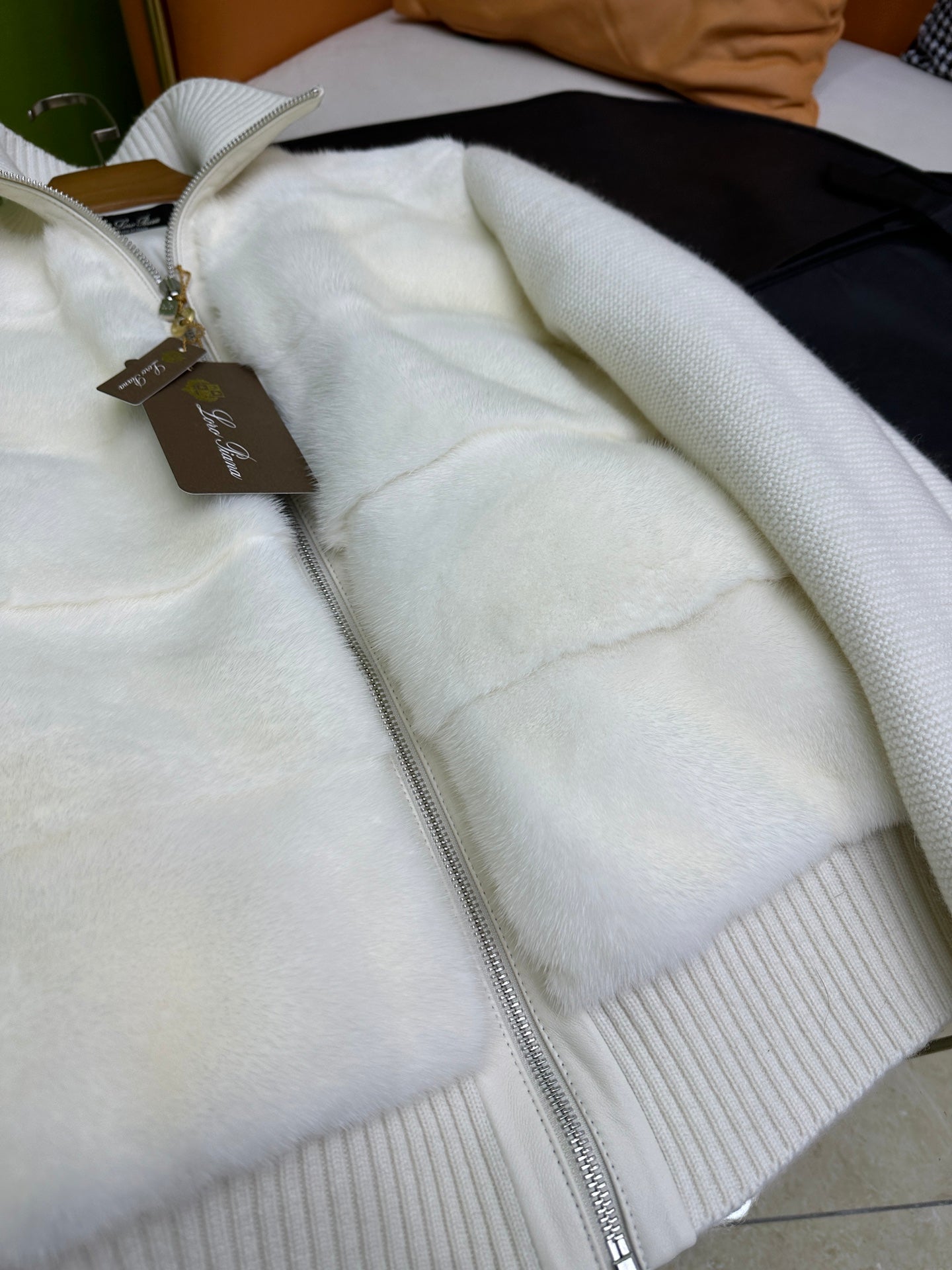 Loro Piana Mink Zip Jacket