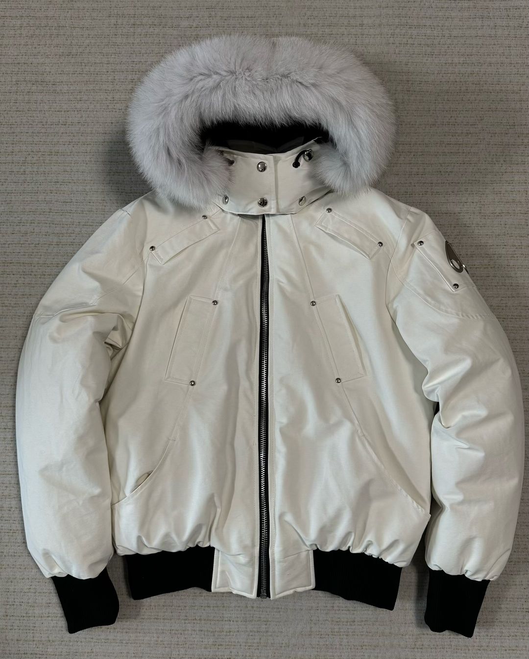 Moose Knuckles Bomber Hoodied Jacket