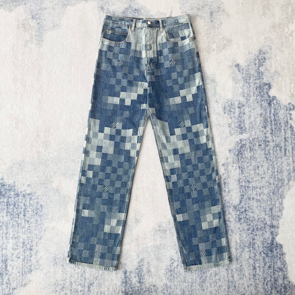 LV Denim Carpenter Pants