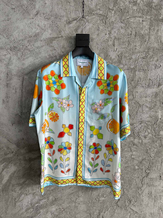 Casablanca Silk T-Shirt