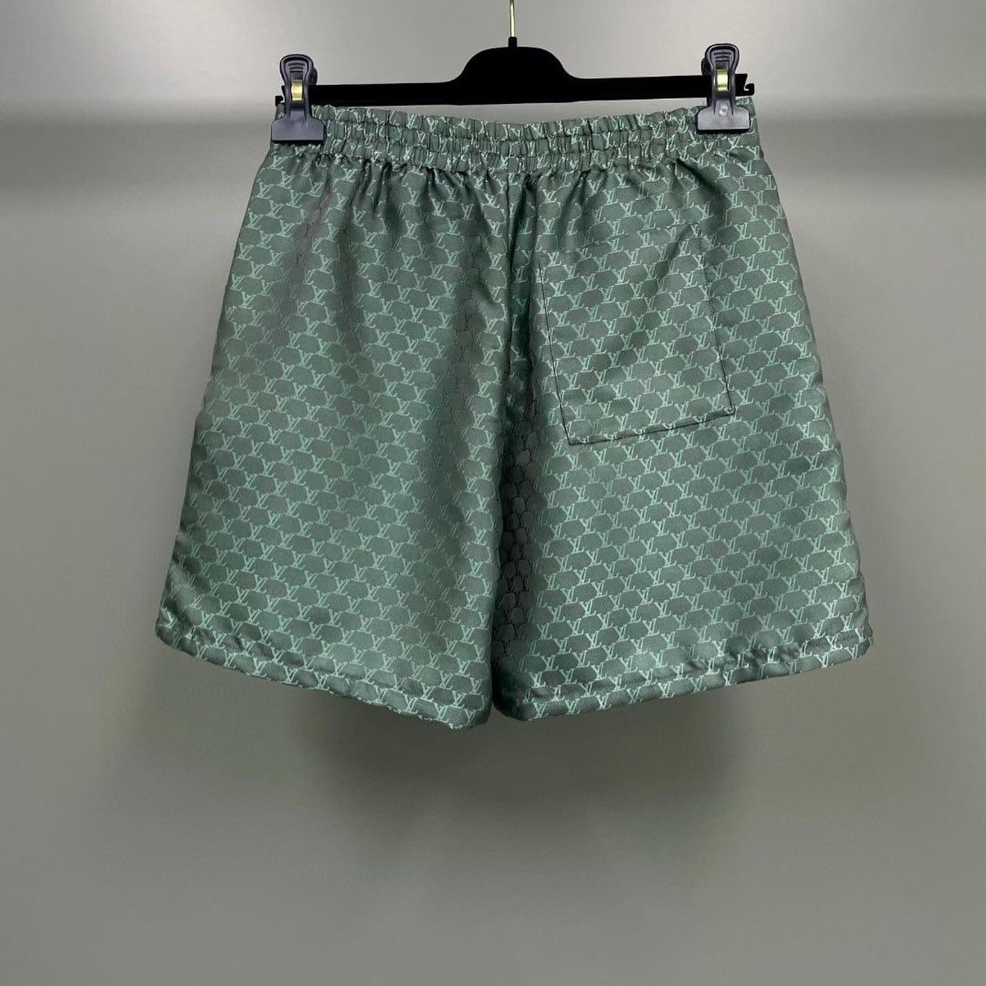 Louis Vuitton Monogram Silk Shirt And Shorts Set