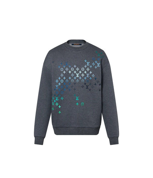 LV Embroidered Cotton Sweatshirt