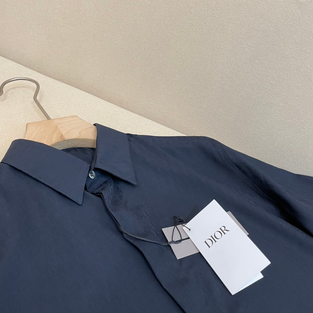 Dior Monogram Silk Short Sleeve shirt