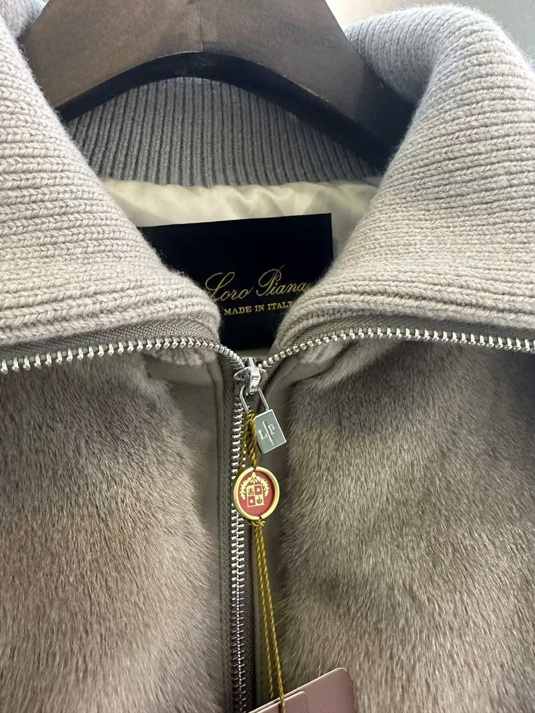 Loro Piana Mink Zip Jacket