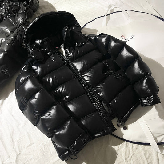 MAYA BLACK DOWN JACKET