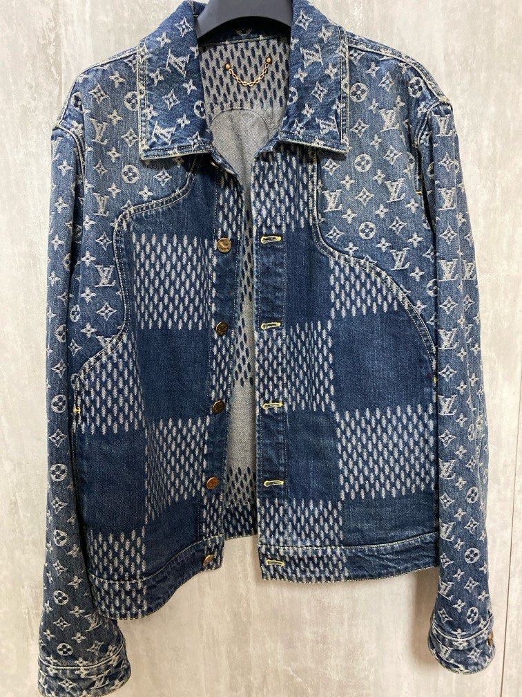 Lv X Supreme Monogram Denim Jacket