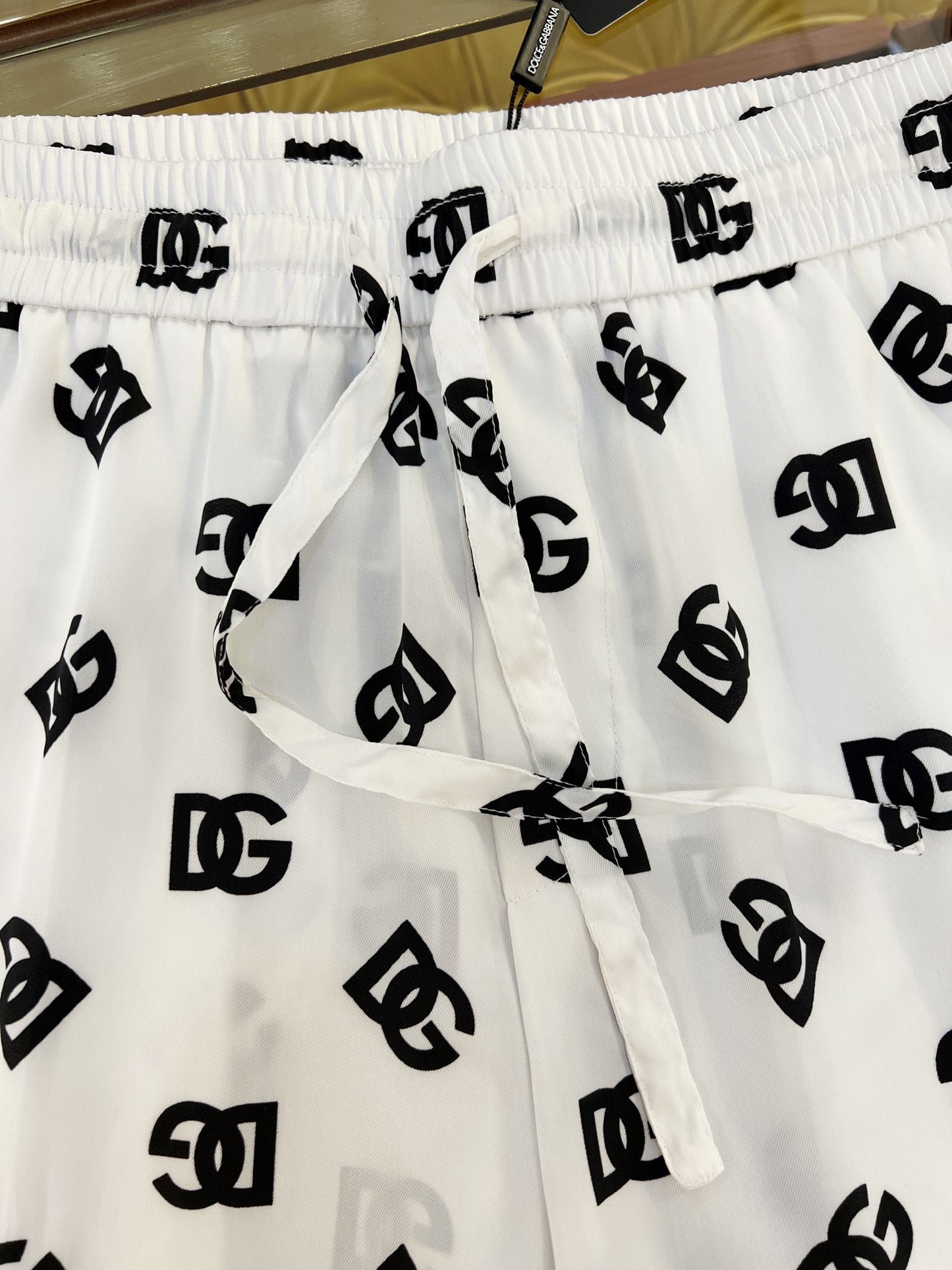 D&G Silk Shirt And Shorts Set