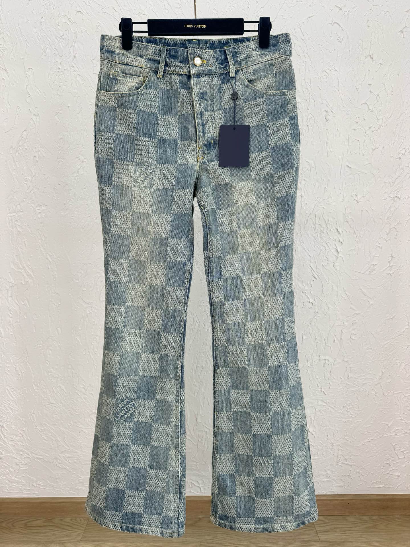 LV Monogram Denim Carpenter Pants