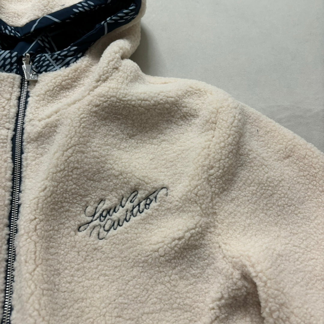 Lv Denim Fleece Blouson