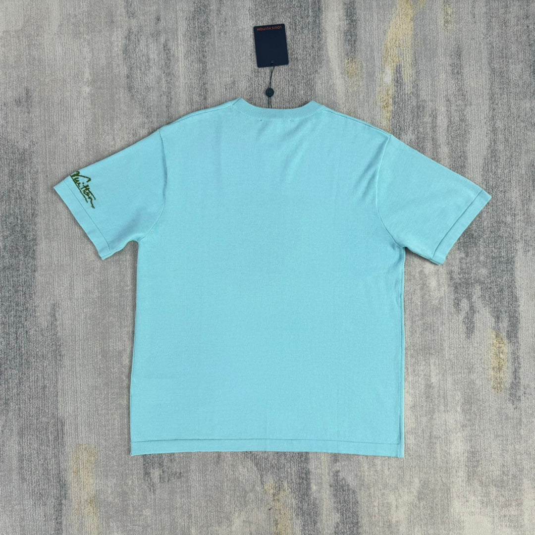 Lv Short-Sleeved Signature Shirt