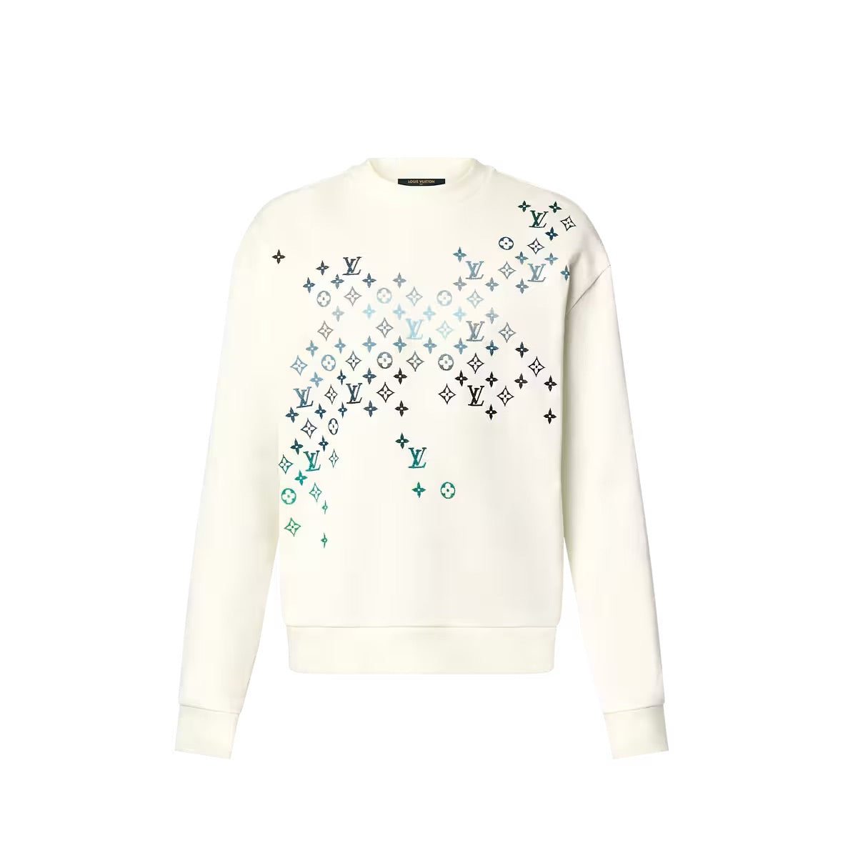 LV Embroidered Cotton Sweatshirt