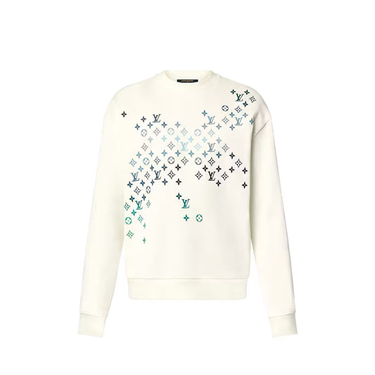 LV Embroidered Cotton Sweatshirt