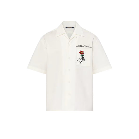 Lv Short-Sleeved Signature Shirt