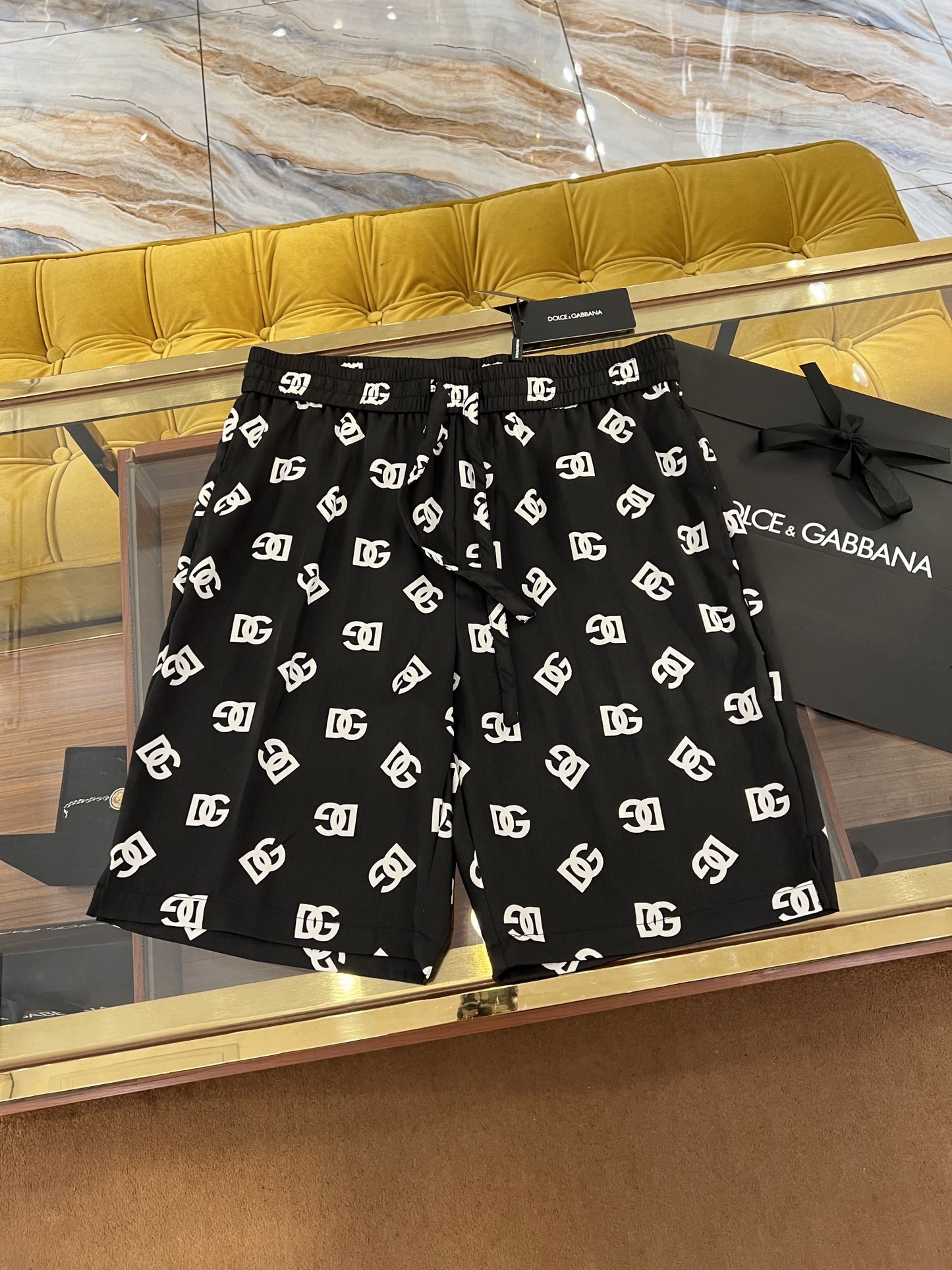 D&G Silk Shirt And Shorts Set