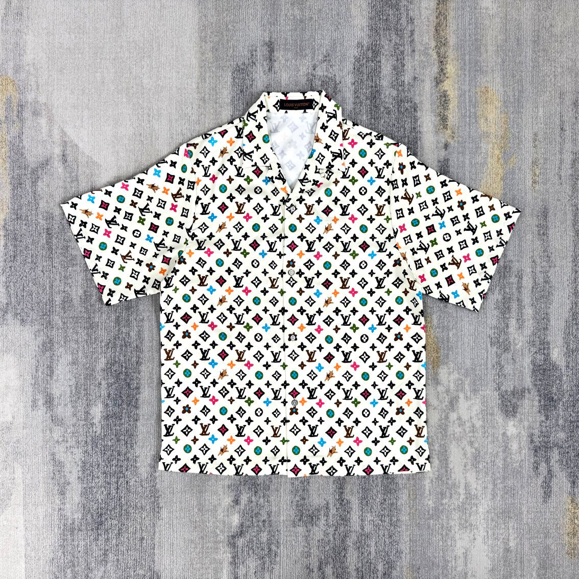 Lv Short-Sleeved Signature Shirt