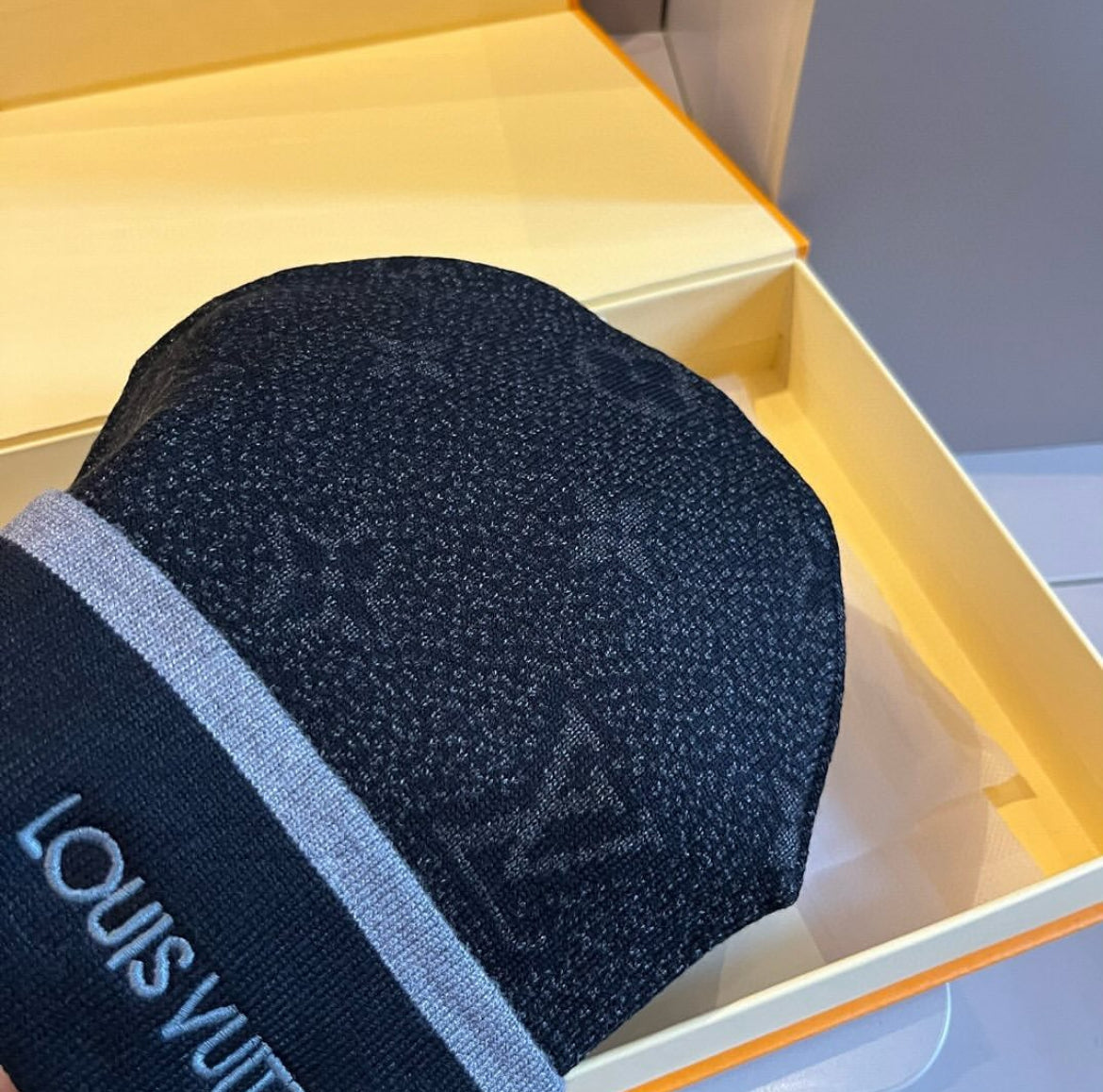 Lv Monogram Beanie