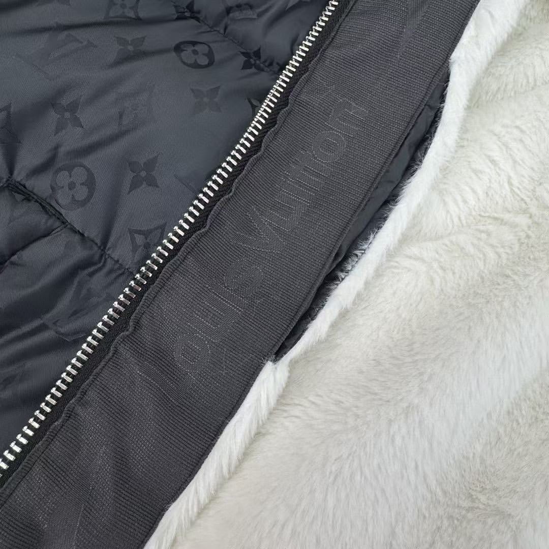 Lv Monogram Down Jacket