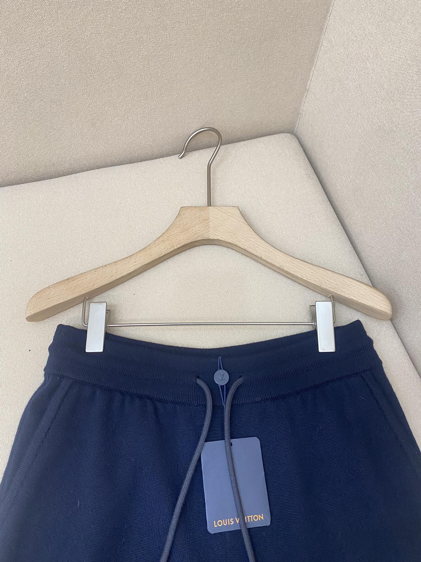 LV Blue Logo Pants