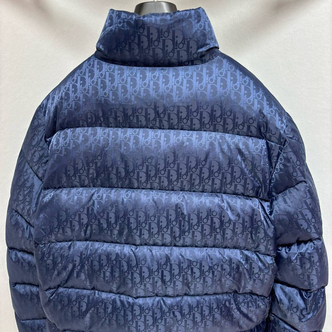 DIOR OBLIQUE DOWN JACKET NAVY TECHNICAL