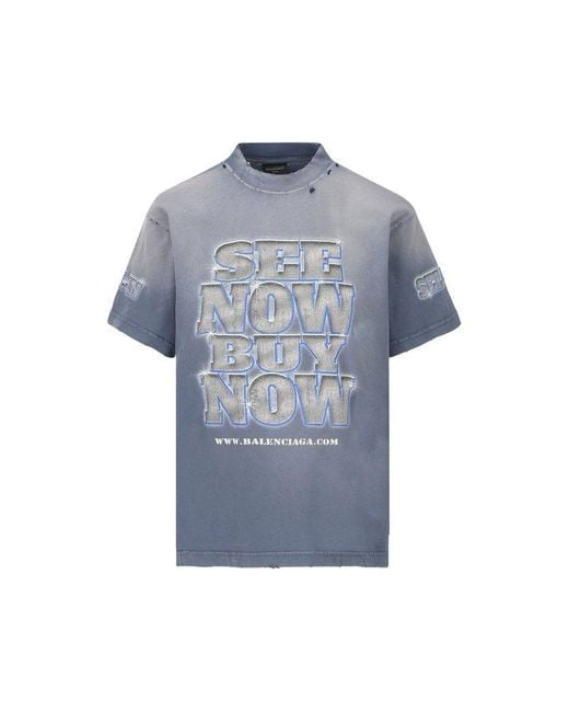 Balenciaga See Now Buy Now T-Shirt