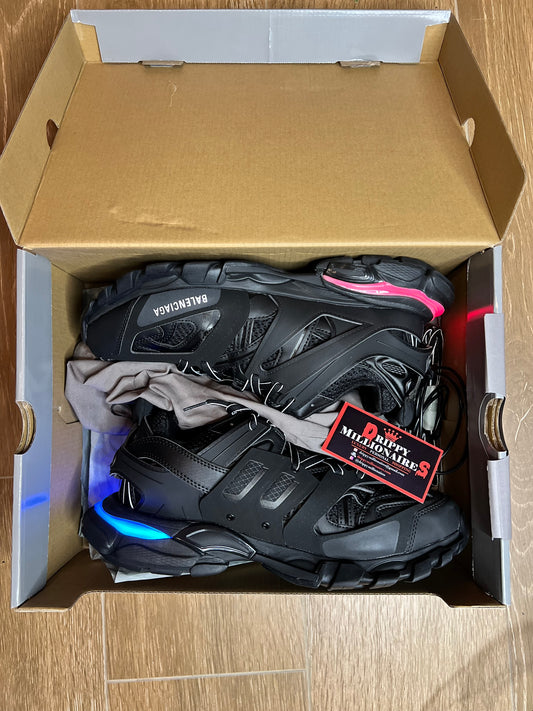 BALENCIAGA Black Track LED Sneakers