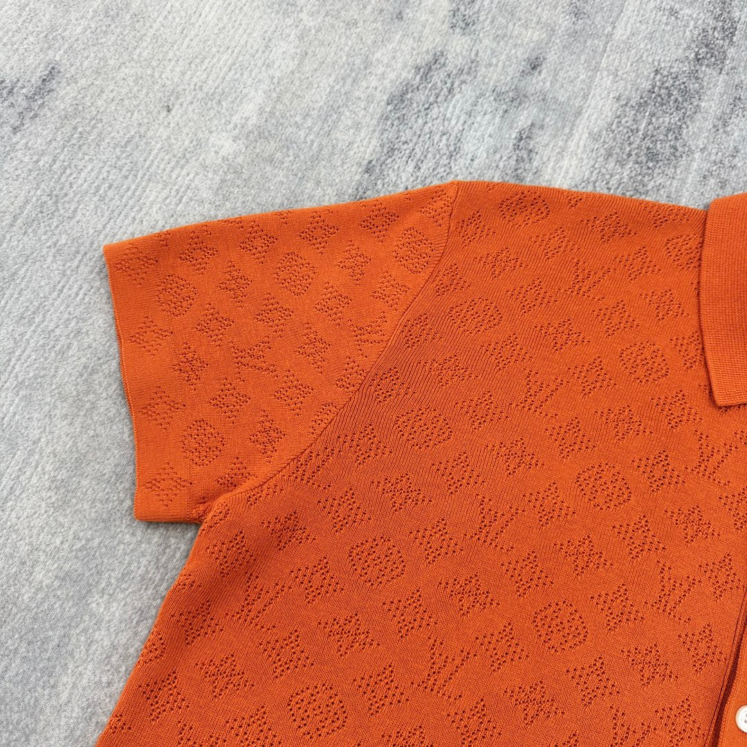 Lv Short-Sleeved Signature Shirt