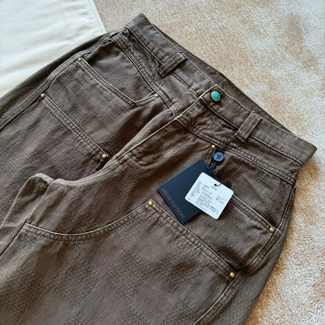 LV Denim Carpenter Pants