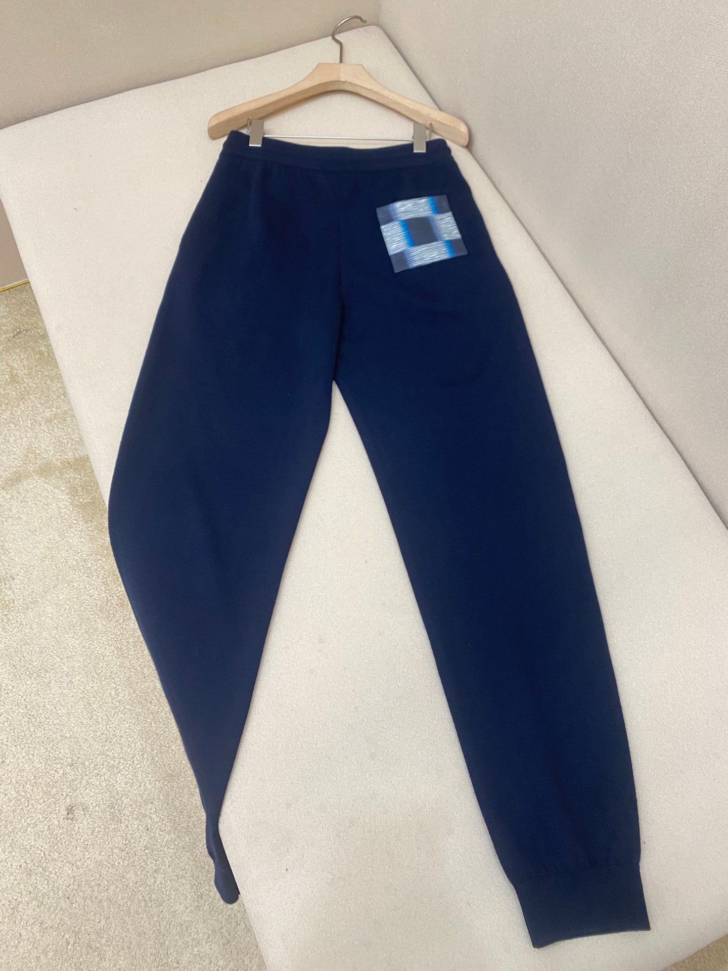 LV Blue Logo Pants